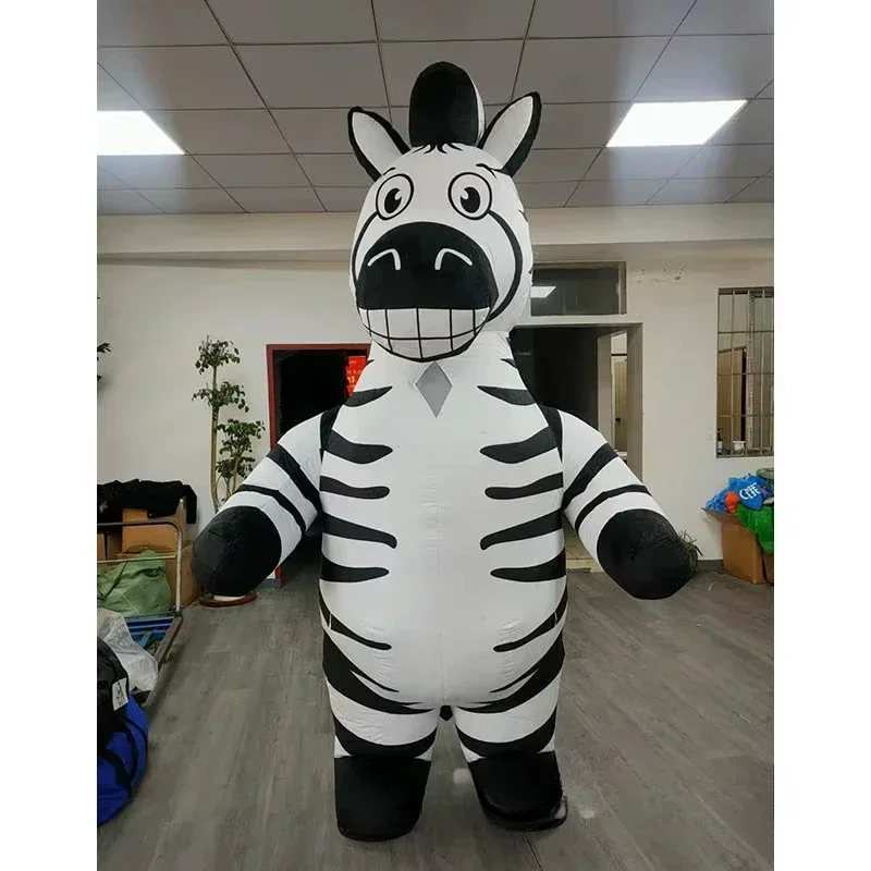 Suits - Fantasia de Mascote de Zebra Inflável