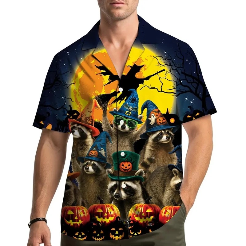 Camisa Masculina de Verão com  - Vintage Hawaiian Floral Shirt avaliação e preço