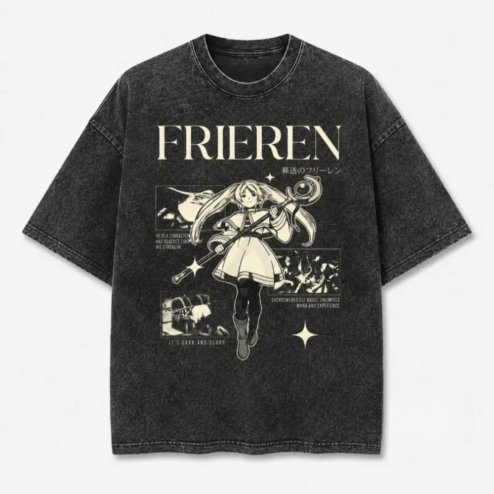 Camiseta Oversized Vintage Fri - Acid Wash Vintage Graphic T Shirt avaliação e preço